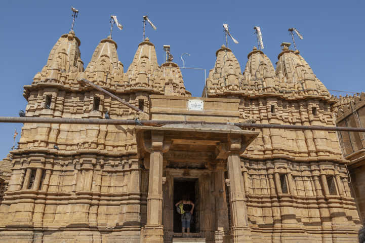 17 - India - Jaisalmer - fuerte de Jaisalmer - templo jainista de Chandraprabhu